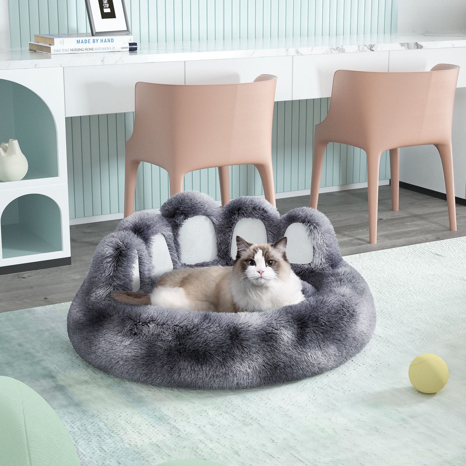 Cute Dog Bear Paw Shape Dog Bed, Cat Beds Petscares